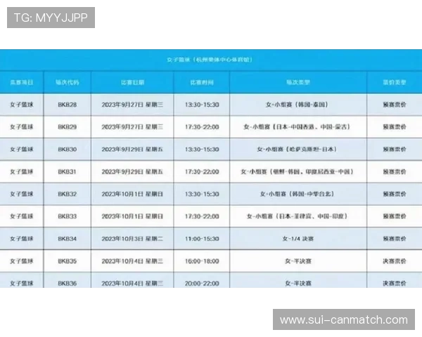 2026年女篮世界杯预选赛赛程表完整版,详细比赛时间、赛程安排及赛程变动信息